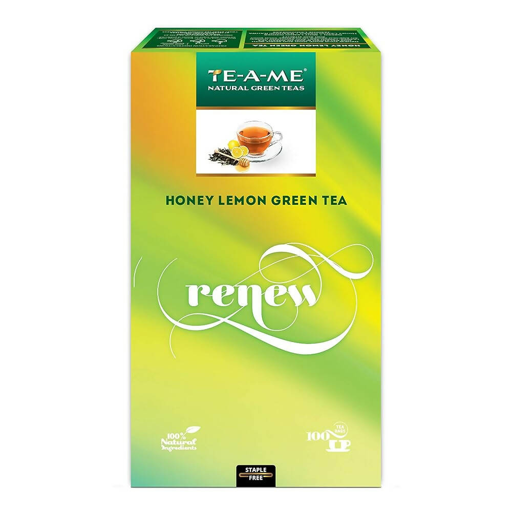 TE-A-ME Renew Honey Lemon Green Tea Bags - Distacart