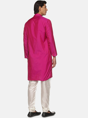 Sethukrishna Men Rose Kurta with Pyjamas - Distacart