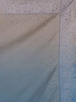 Thumbnail for Koskii Blue & Gold-Toned Beads and Stones Tissue Saree - Distacart