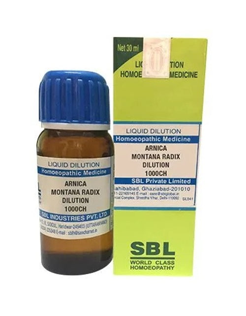 SBL Homeopathy Arnica Montana Radix Dilution - 1000 CH/ 30 ml