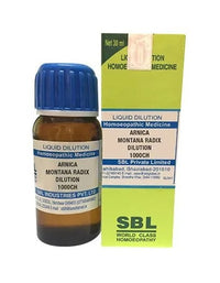 Thumbnail for SBL Homeopathy Arnica Montana Radix Dilution - 1000 CH/ 30 ml