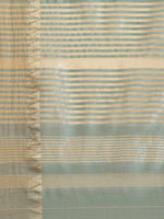 Thumbnail for Kalini Green & Golden Solid Woven Design Saree - Distacart