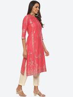 Thumbnail for Biba Women Ethnic Motifs Printed Cotton Kurta - Distacart