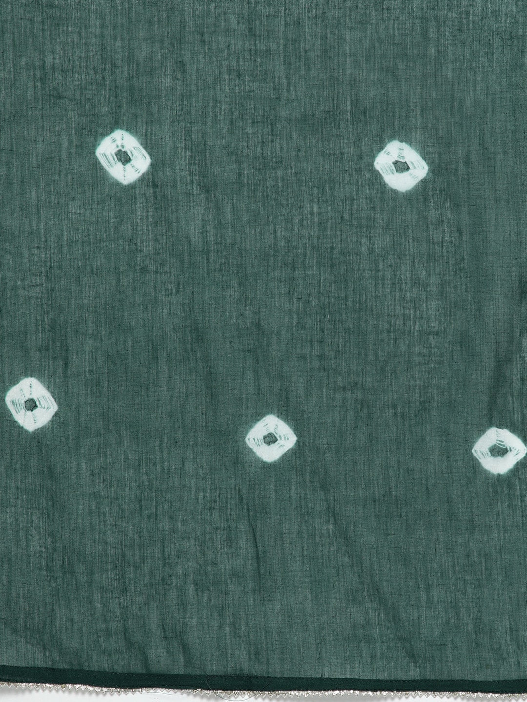 HERE&NOW Women Green & White Ethnic Motifs Embroidered Kurta with Trousers & With Dupatta - Distacart