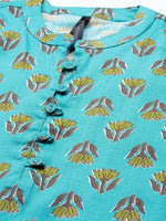 Thumbnail for HERE&NOW Ethnic Motifs Printed Straight Kurta - Distacart