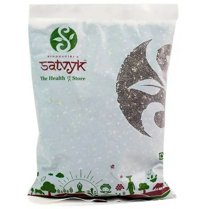 Siddhagiri's Satvyk Black Chia Seeds - Distacart