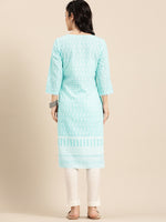 Thumbnail for Sangria Women Ethnic Motifs Embroidered Kurta - Distacart