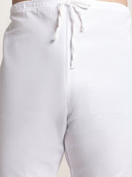 Thumbnail for Sojanya Men Blue & Off-White Woven Design Kurta with Churidar - Distacart