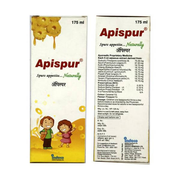 Indoco Remedies Apispur Syrup