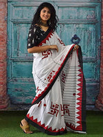 Thumbnail for Kalini Ethnic Motifs Printed Pure Cotton Saree - Distacart