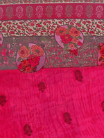 Thumbnail for Kalini Pack of 2 Red & Magenta Floral Pure Georgette Sarees - Distacart