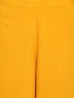 Thumbnail for Janasya Yellow & Pink Solid Top with Kurta & Palazzos - Distacart