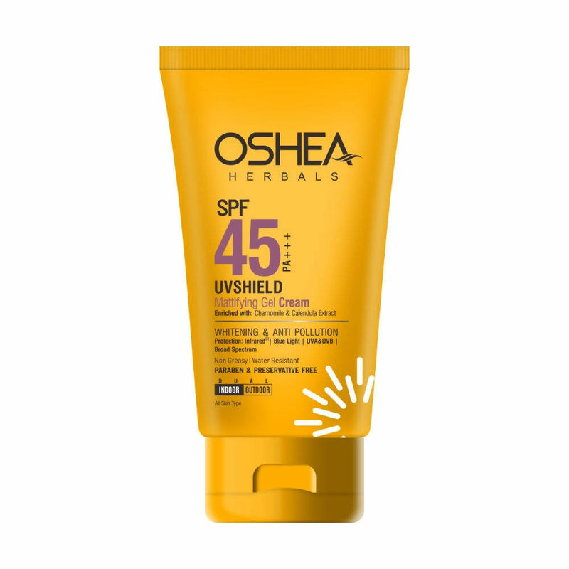 Oshea Herbals UV Shield SPF 45 Mattifying Cream pa+++ Whitening / Anti Pollution - Distacart
