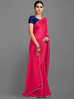 Thumbnail for Kalini Embellished Bordered Satin Saree - Distacart