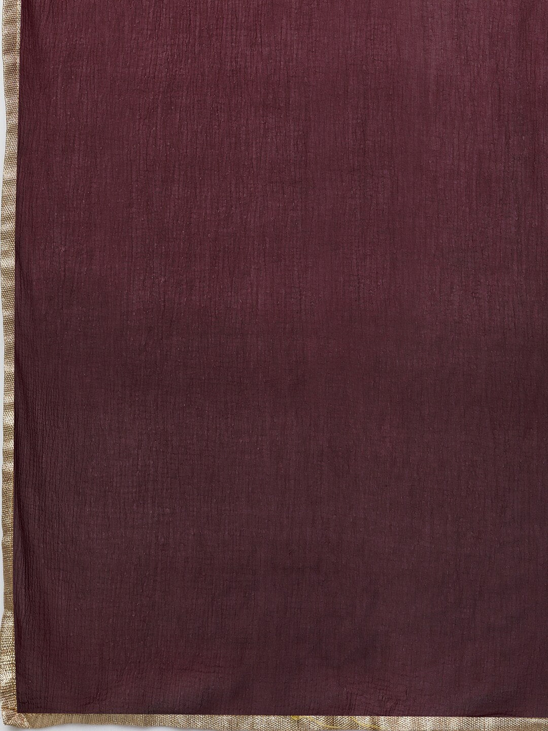 Kalini Women Maroon Floral Embroidered Gotta Patti Kurta with Palazzos & With Dupatta - Distacart
