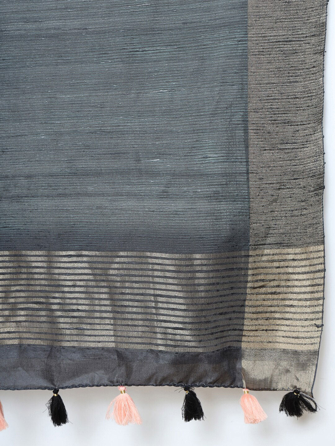 Soch Floral Zari Silk Blend Saree - Distacart