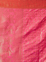 Thumbnail for Mitera Pink Woven Design Banarasi Saree - Distacart