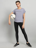 Thumbnail for MKH Typography Printed Relaxed Fit Dri-Fit T-shirt - Distacart