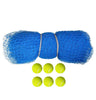 Prozone Sporting Nylon Blue Cricket Net with 6 Tennis Balls - Distacart