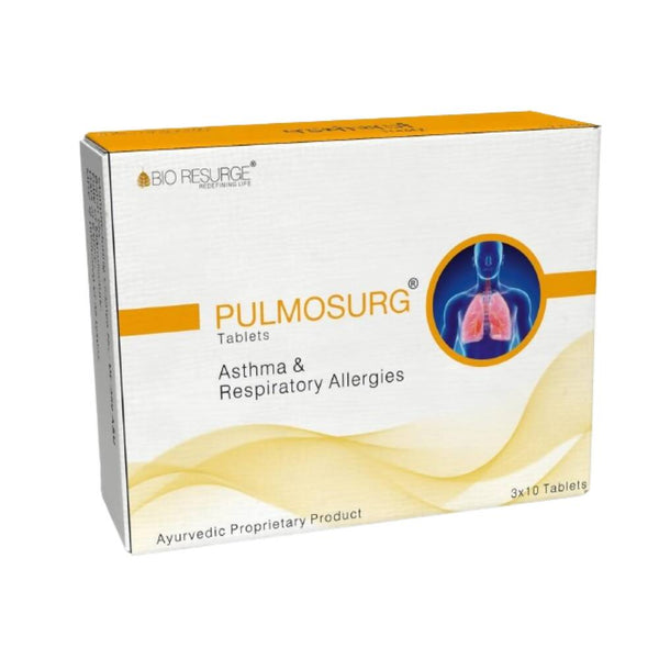 Bio Resurge Life Pulmosurg Ayurvedic Cough and Asthma Relief Tablets - Distacart