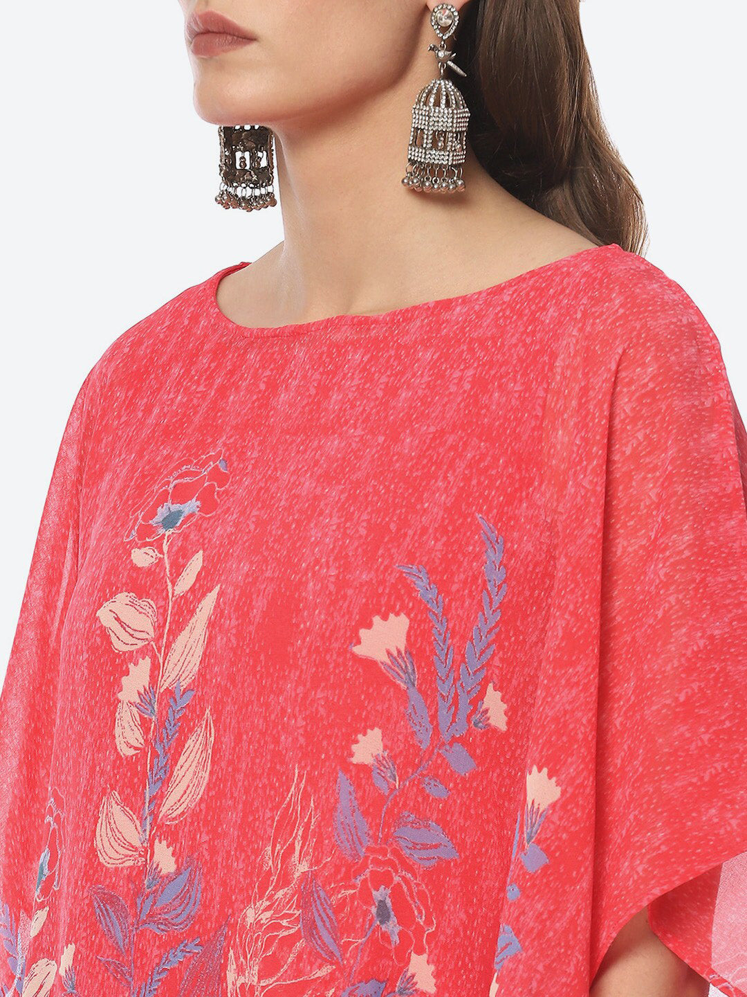 Biba Women Printed Kaftan Kurta - Distacart