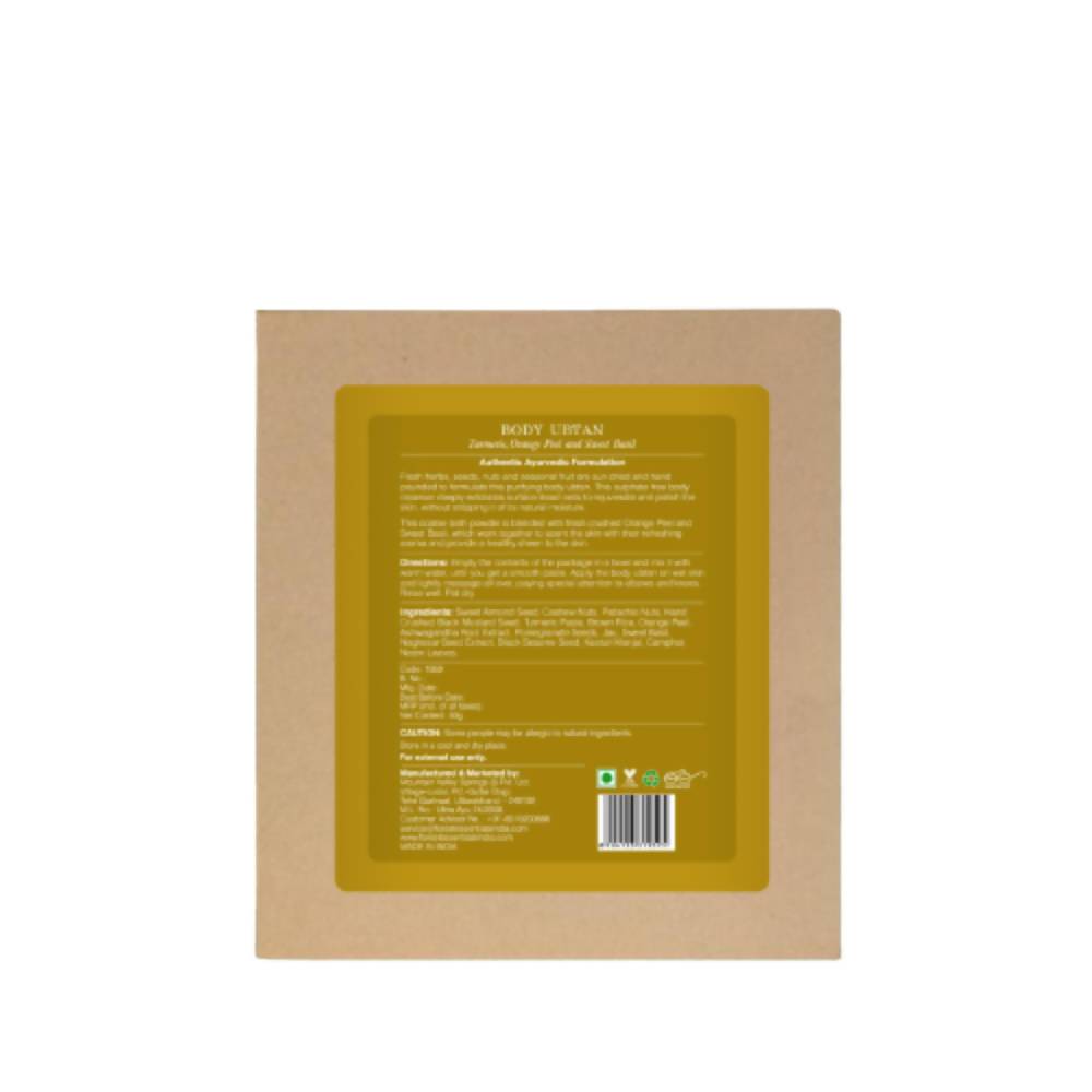 Forest Essentials Body Ubtan Turmeric, Orange Peel and Sweet Basil - Distacart