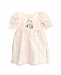 Thumbnail for ArthLife Pink Flamingo Embroidered Dress - Distacart