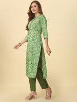 Thumbnail for Kalini Ethnic Motifs Printed Straight Kurta with Trousers - Distacart