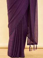 Thumbnail for Soch Embellished Pure Chiffon Fusion Saree - Distacart
