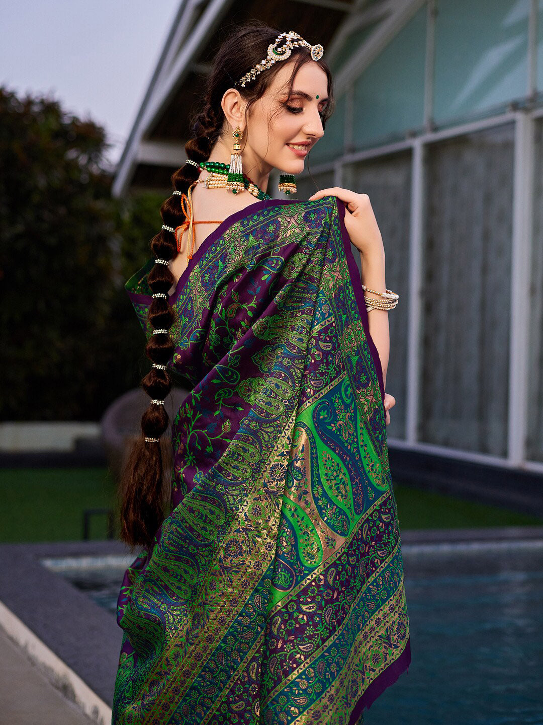 Kalini Woven Design Patola Saree - Distacart