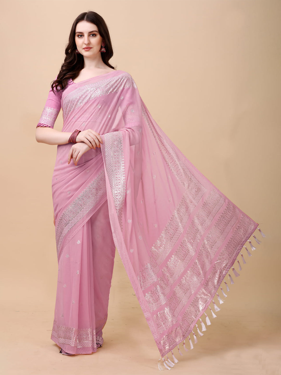 Kalini Woven Design Zari Silk Cotton Kasavu Saree - Distacart