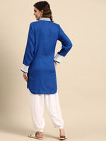 Thumbnail for Sangria Women Pure Cotton Kurta with Salwar - Distacart