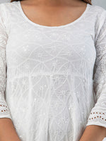 Thumbnail for Kalini Women Ethnic Motifs Thread Work Floral Anarkali Kurta - Distacart