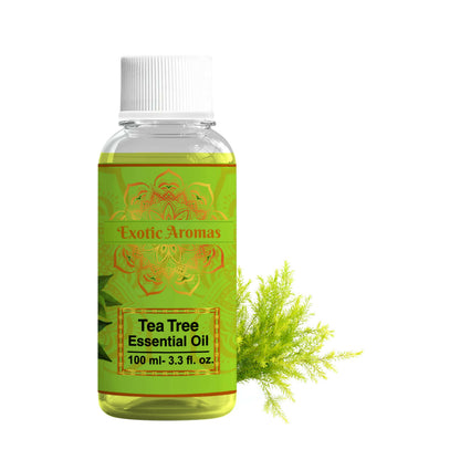 Exotic Aromas Tea Tree Essential Oil for Skin, Hair, Face, Acne Care - Distacart