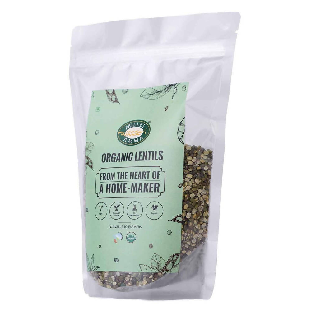 Millet Amma Organic Moong Dal Split 500 gm