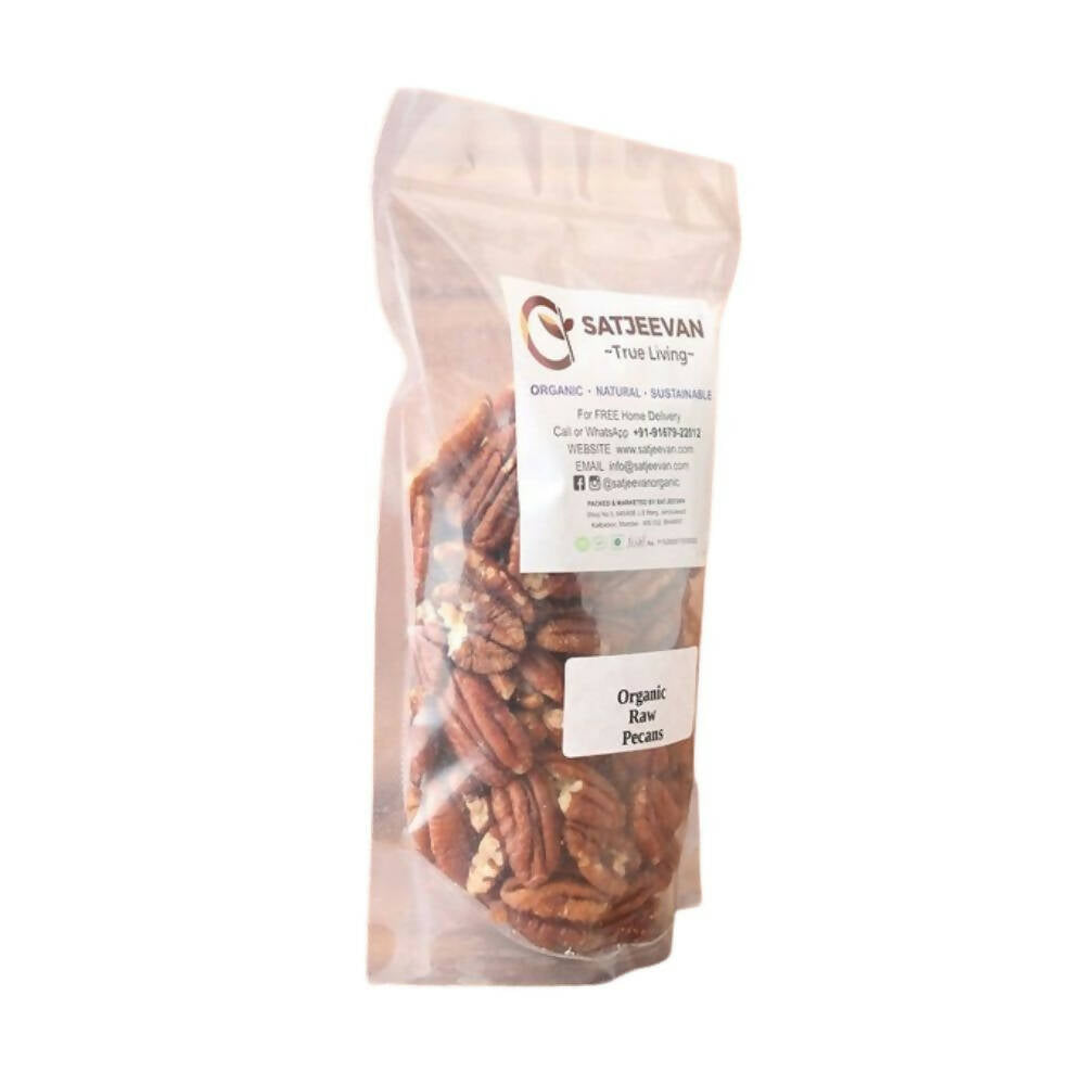 Satjeevan Organic Raw Pecans - Distacart