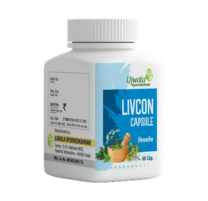 Ujwala Ayurvedashram Livcon Capsules - Distacart