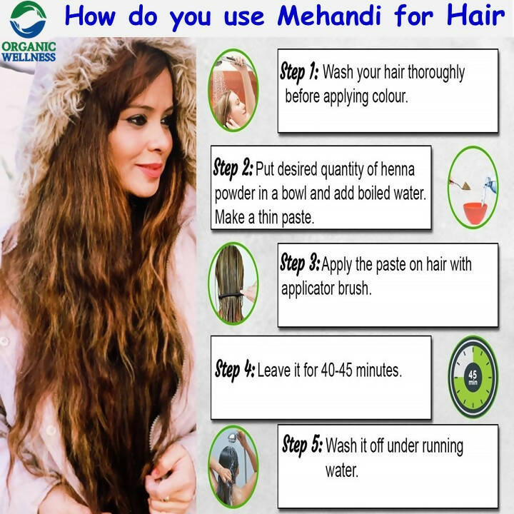 Organic Wellness Sojat Mehandi (Henna) - Distacart