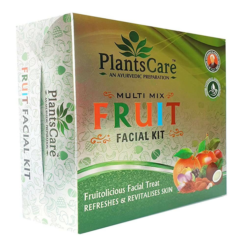 Plants Care Multi Mix Fruit Facial Kit 450g+100ml - Distacart