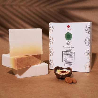 Tvam Handmade Soap – Almond Saffron Goat's Milk - Distacart