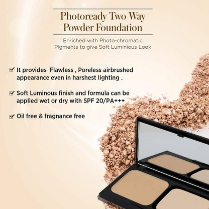 Photoready Two Way Powder Foundation - Natural Beige