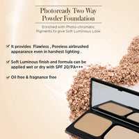 Thumbnail for Photoready Two Way Powder Foundation - Natural Beige