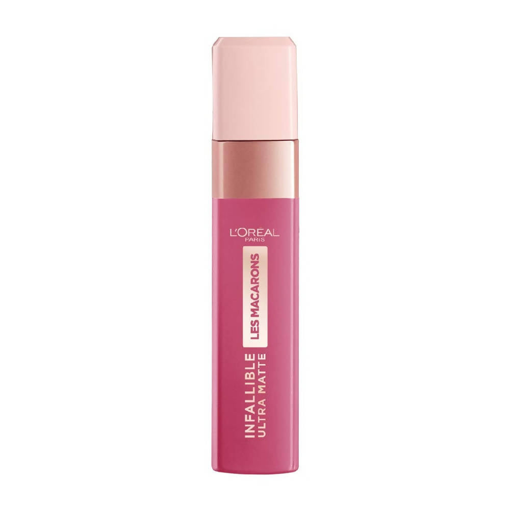 L'Oreal Paris Infallible Ultra Matte Liquid Lipstick Les Macarons - 820 Praline Of Paris - Distacart