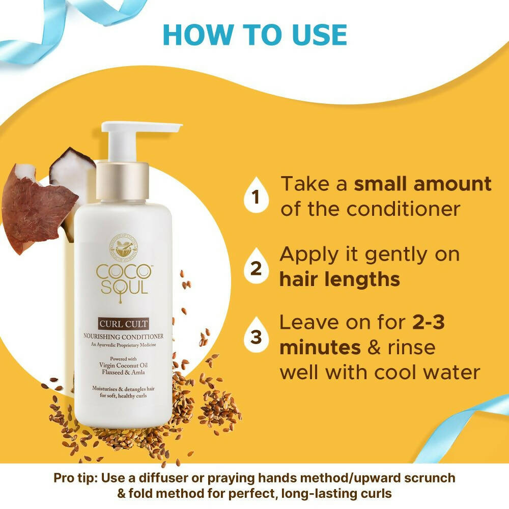 Coco Soul Curl Cult Nourishing Conditioner - Distacart