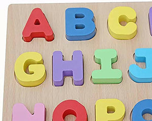 Webby Wooden Capital Alphabets Letters Learning Educational Puzzle Toy for Kids - Distacart