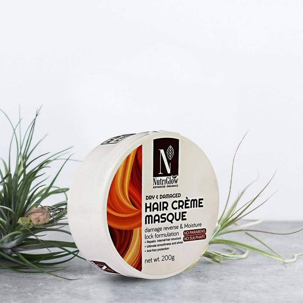 NutriGlow Advanced Organics Hair Crème Mask - Distacart