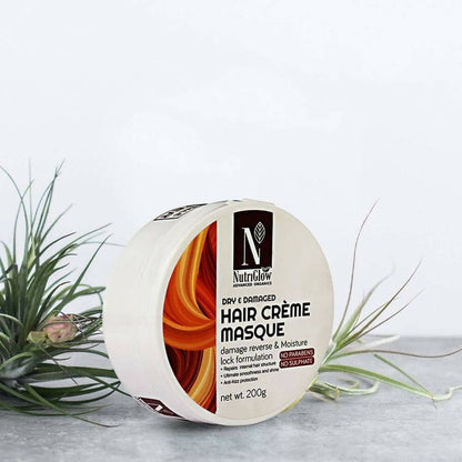 NutriGlow Advanced Organics Hair Crème Mask - Distacart