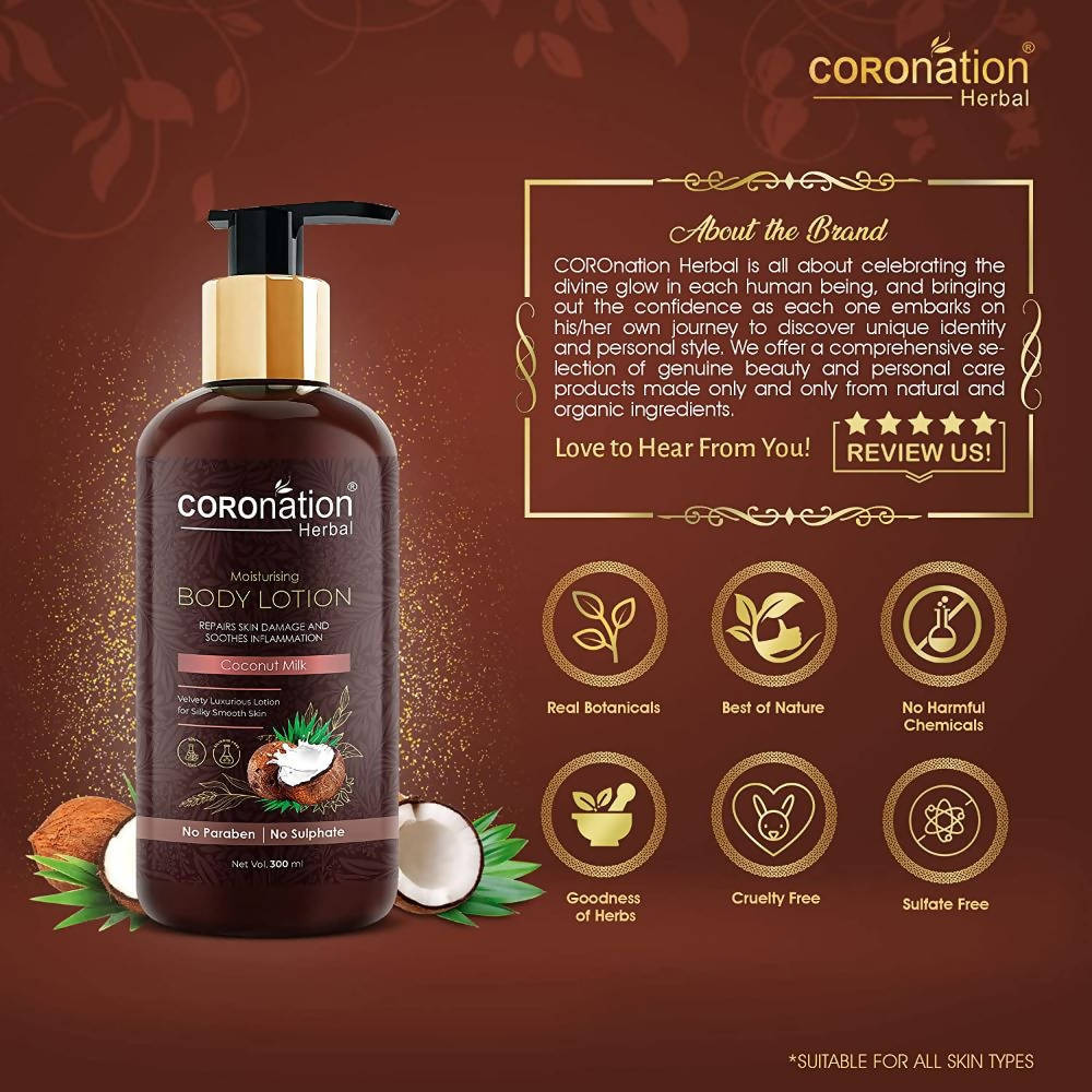 Coronation Herbal Coconut Milk Body Lotion - Distacart