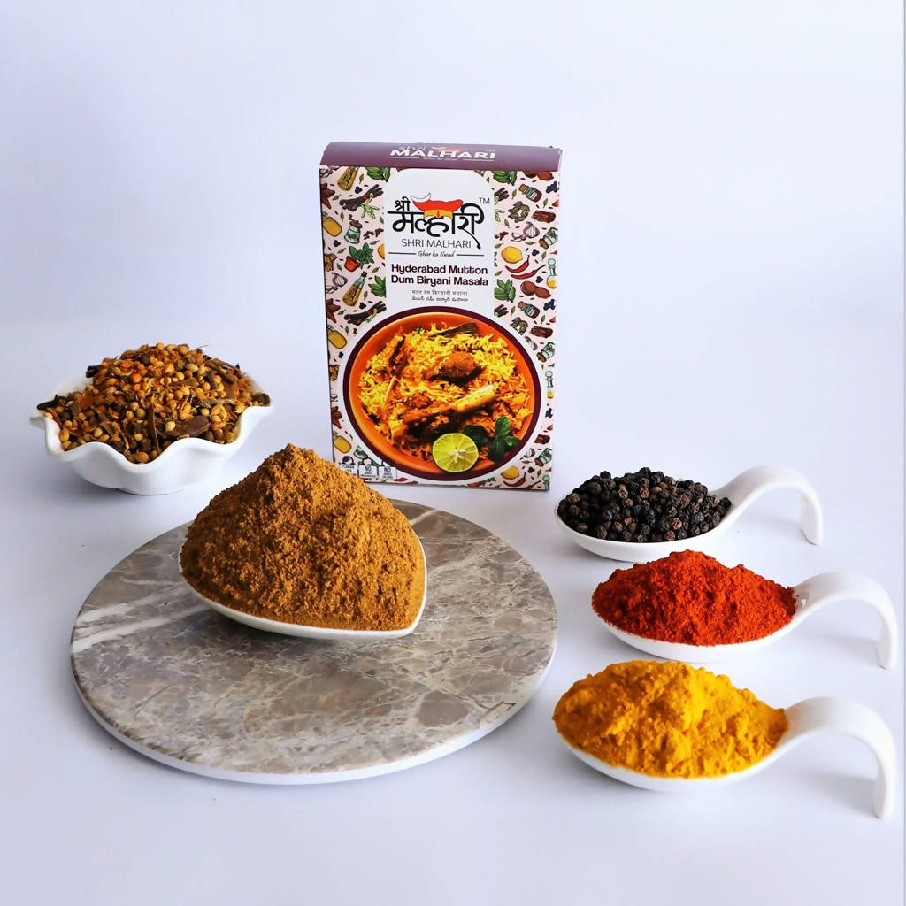 Shri Malhari Hyderabadi Mutton Dum Biryani Masala - Distacart