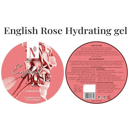NutriGlow NATURAL'S English Rose Hydrating Gel - Distacart